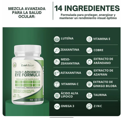 EverVision 14 en 1 | Fórmula Avanzada para una Visión Clara