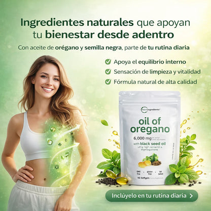 Oil Of Oregano /Aceite de Orégano 🌿 Refuerza tu Sistema Inmune de Forma Natural